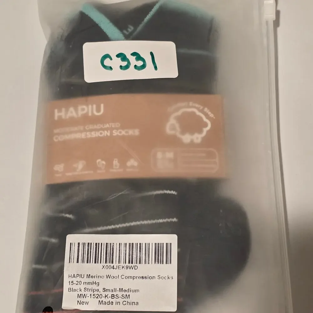 Hapiu Womens Compression Socks Small-Medium NWT